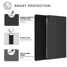 YEKBEE iPad Keyboard Case for New 2018 iPad, 2017 iPad, iPad Pro 9.7, iPad Air 1 and 2 - BT Backlit Detachable Quiet Keyboard - Slim Leather Folio Cover - 7 Color Backlight - Apple Tablet